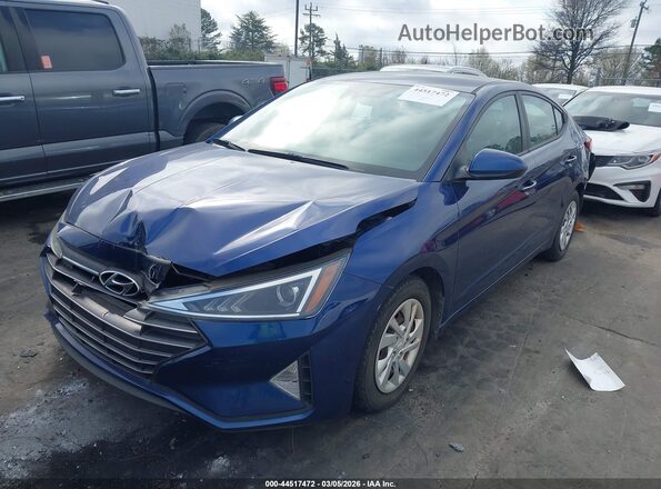 5NPD74LF0LH594536 2020 HYUNDAI ELANTRA Blue Przód lewy