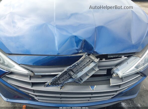 5NPD74LF0LH594536 2020 HYUNDAI ELANTRA Blue Widok z przodu