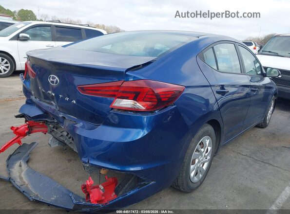 5NPD74LF0LH594536 2020 HYUNDAI ELANTRA Blue Tył prawy