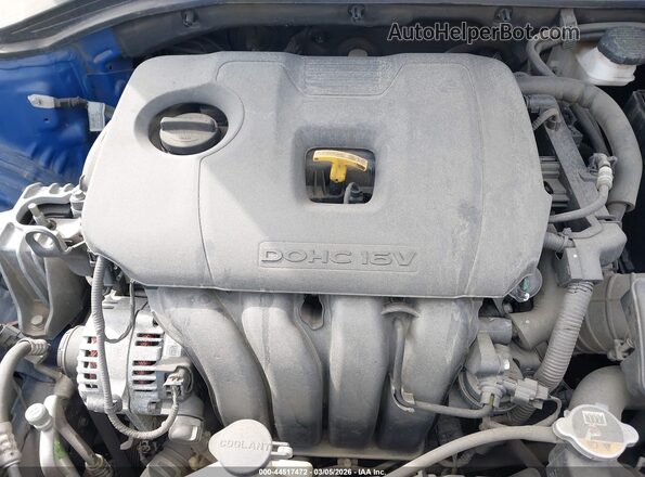 5NPD74LF0LH594536 2020 HYUNDAI ELANTRA Blue Widok z tyłu