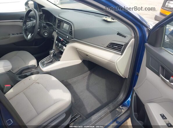 5NPD74LF0LH594536 2020 HYUNDAI ELANTRA Blue Widok wnętrza z przodu