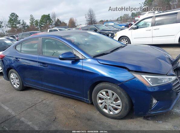 5NPD74LF0LH594536 2020 HYUNDAI ELANTRA Blue Widok wnętrza z tyłu