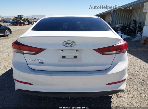 5NPD74LF1JH355803 2018 HYUNDAI ELANTRA White 