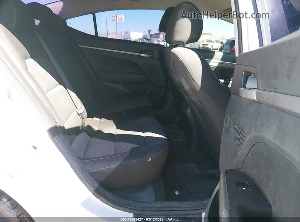 5NPD74LF1JH355803 2018 HYUNDAI ELANTRA White VIN sticker view