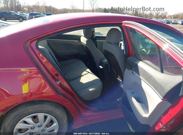 5NPD74LF1KH438262 2019 HYUNDAI ELANTRA Red Vista de la etiqueta del VIN
