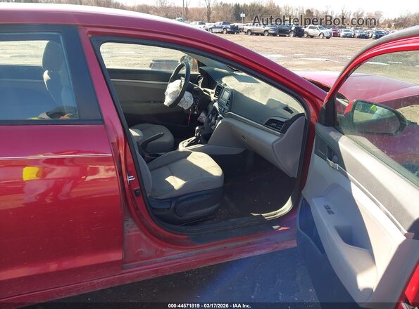 5NPD74LF1KH438262 2019 HYUNDAI ELANTRA Red Vista interior delantera