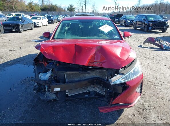 5NPD74LF1KH438262 2019 HYUNDAI ELANTRA Red Vista interior trasera