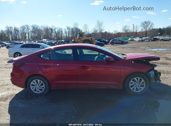 5NPD74LF1KH438262 2019 HYUNDAI ELANTRA Red Vista interior de 360 grados