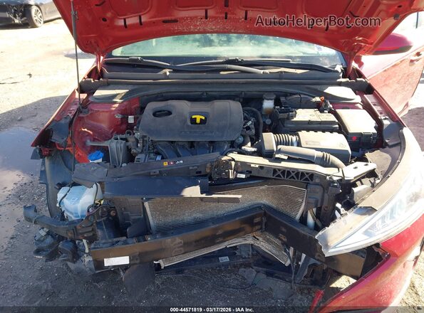 5NPD74LF1KH438262 2019 HYUNDAI ELANTRA Red Vista trasera
