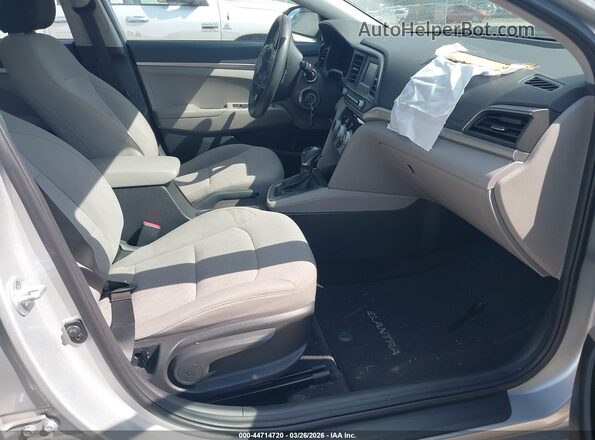 5NPD74LF1KH470113 2019 HYUNDAI ELANTRA Gray Widok wnętrza z przodu
