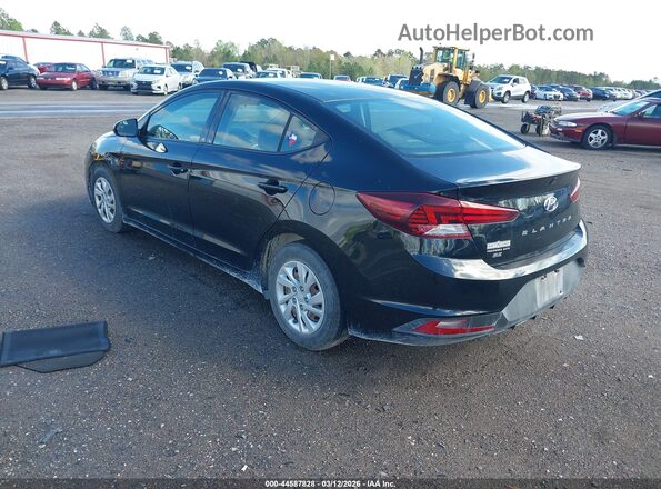 5NPD74LF2KH474249 2019 HYUNDAI ELANTRA Black Tył lewy