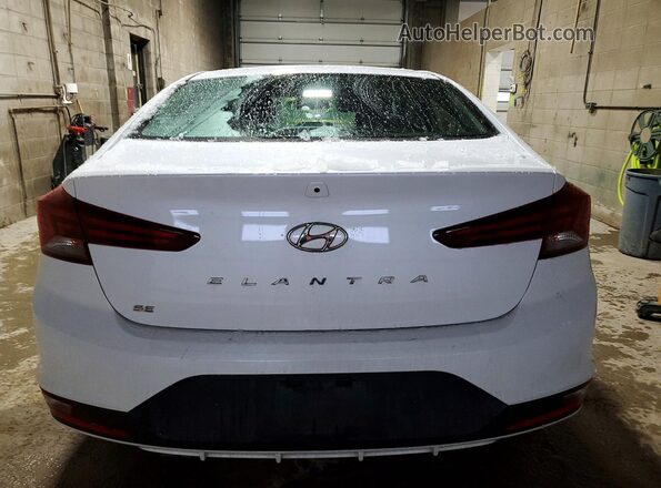 5NPD74LF2LH505131 2020 HYUNDAI ELANTRA White Հետևի տեսք