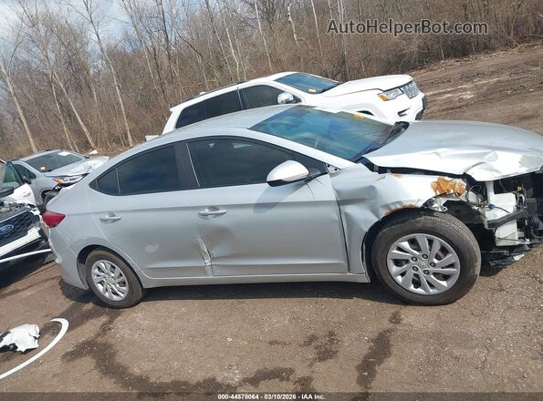 5NPD74LF3HH071647 2017 HYUNDAI ELANTRA Silver Vista interior trasera