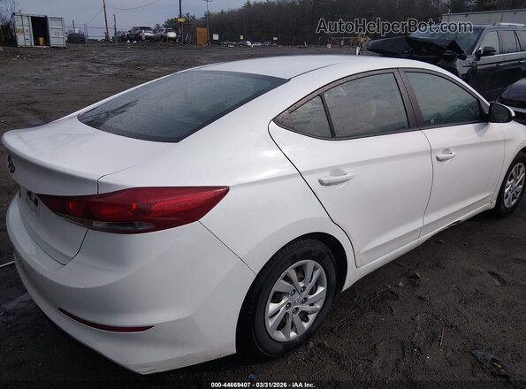 5NPD74LF3JH351378 2018 HYUNDAI ELANTRA White Rear right