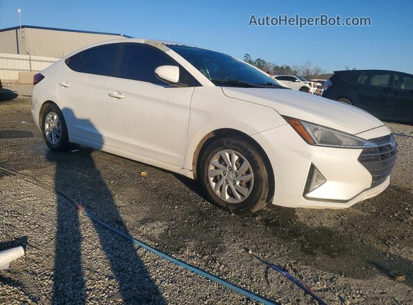 5NPD74LF4KH435033 2019 HYUNDAI ELANTRA White 