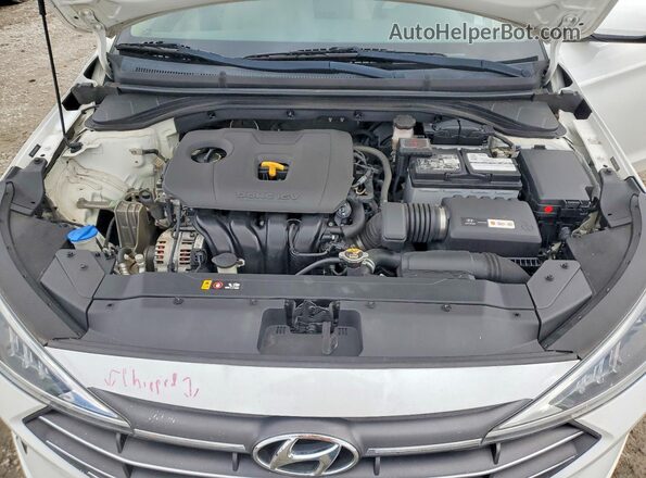 5NPD74LF4KH485799 2019 HYUNDAI ELANTRA White 