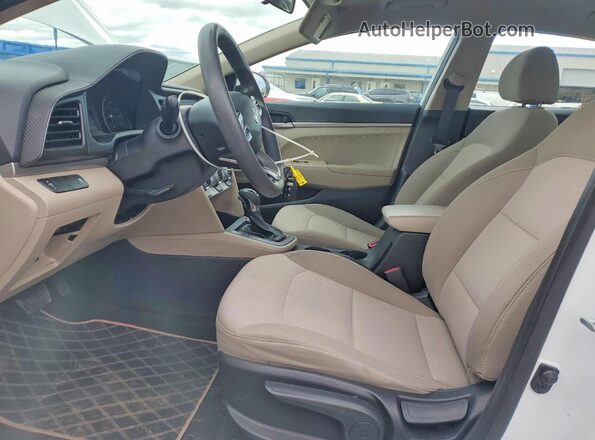5NPD74LF4KH485799 2019 HYUNDAI ELANTRA White 