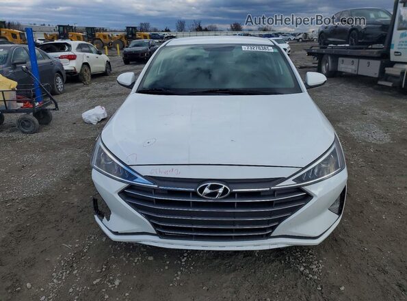 5NPD74LF4KH485799 2019 HYUNDAI ELANTRA White 