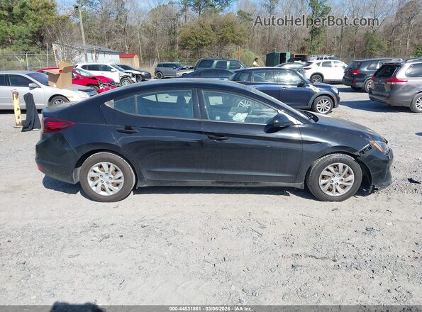 5NPD74LF5KH405748 2019 HYUNDAI ELANTRA Черный Вид задней части салона