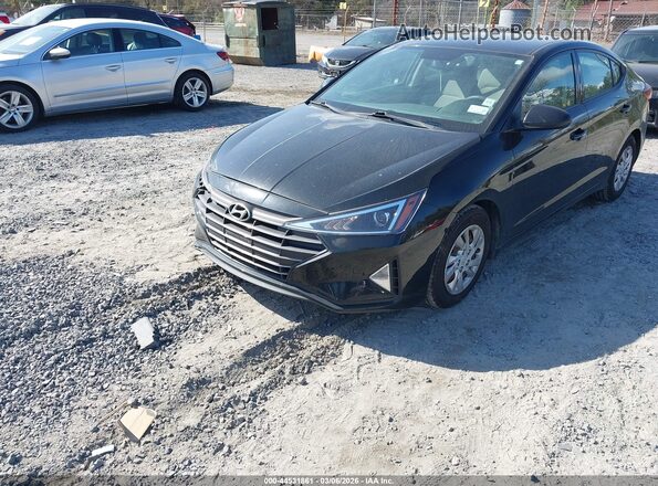 5NPD74LF5KH405748 2019 HYUNDAI ELANTRA Черный Передняя левая четверть