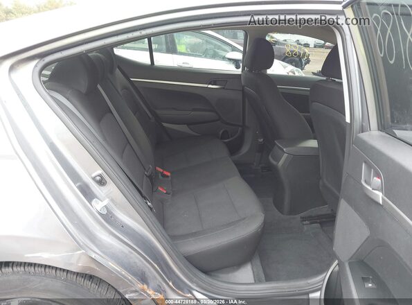 5NPD74LF5KH406138 2019 HYUNDAI ELANTRA Gray Widok naklejki z numerem VIN