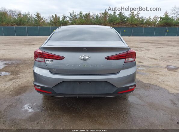 5NPD74LF5KH406138 2019 HYUNDAI ELANTRA Gray 