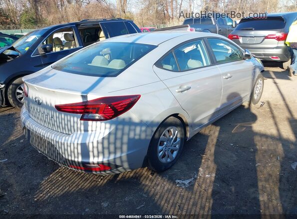 5NPD74LF5KH495192 2019 HYUNDAI ELANTRA Silver 