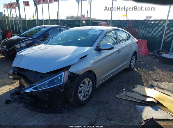 5NPD74LF5KH495192 2019 HYUNDAI ELANTRA Silver 