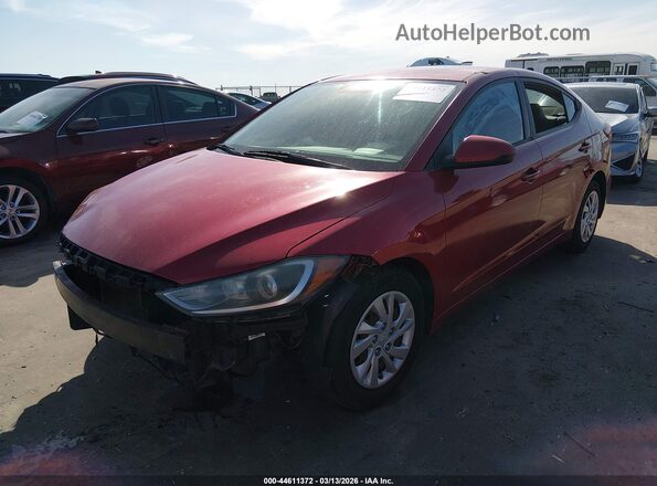 5NPD74LF7HH209786 2017 HYUNDAI ELANTRA Red Vista tres cuartos delantera izquierda