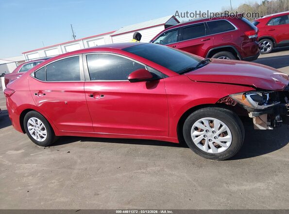 5NPD74LF7HH209786 2017 HYUNDAI ELANTRA Red Vista interior de 360 grados