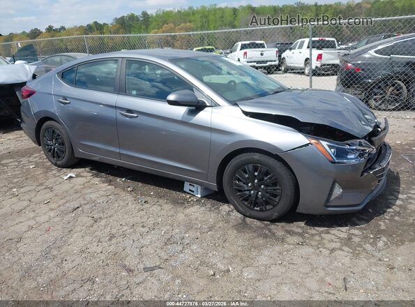 5NPD74LF7KH466955 2019 HYUNDAI ELANTRA Gray Вид задньої частини салону