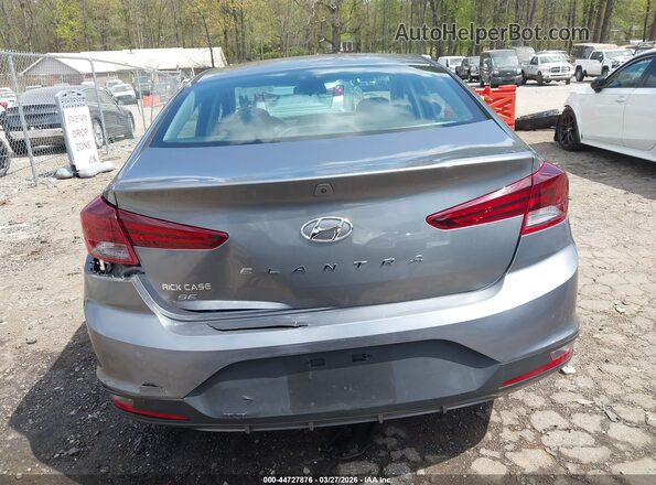 5NPD74LF7KH466955 2019 HYUNDAI ELANTRA Gray 