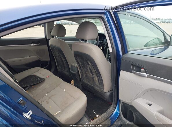 5NPD74LF7KH485456 2019 HYUNDAI ELANTRA Blue Widok naklejki z numerem VIN