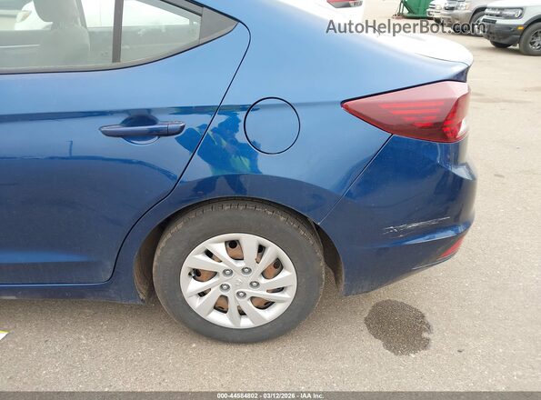5NPD74LF7KH485456 2019 HYUNDAI ELANTRA Blue 