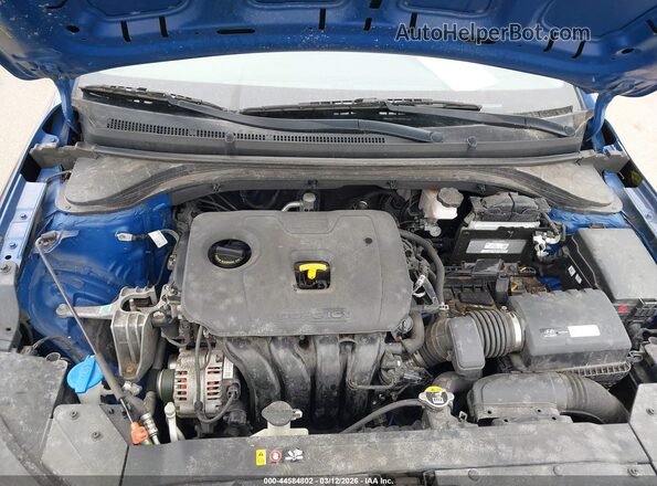 5NPD74LF7KH485456 2019 HYUNDAI ELANTRA Blue Widok z tyłu