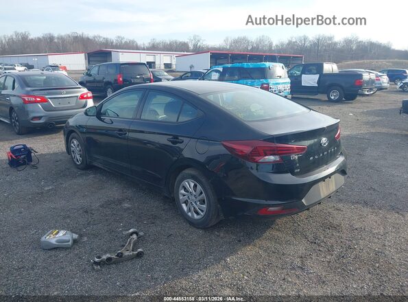 5NPD74LF7LH595974 2020 HYUNDAI ELANTRA Black უკანა მარცხენა