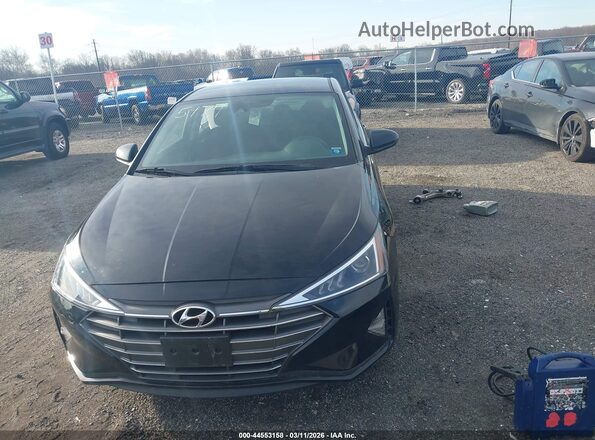 5NPD74LF7LH595974 2020 HYUNDAI ELANTRA Black ხელსაწყოთა პანელის ხედი