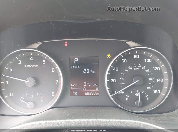 5NPD74LF8HH084250 2017 HYUNDAI ELANTRA Синий Вид задних сидений