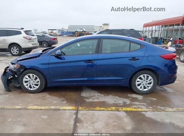 5NPD74LF8HH084250 2017 HYUNDAI ELANTRA Синий Панорамный вид салона 360°