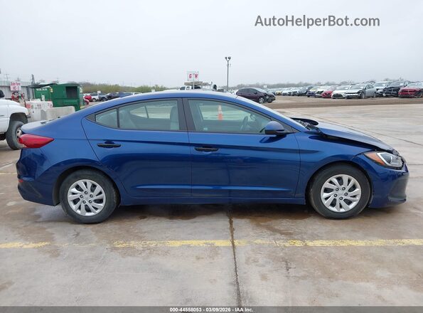 5NPD74LF8HH084250 2017 HYUNDAI ELANTRA Синий Вид задней части салона