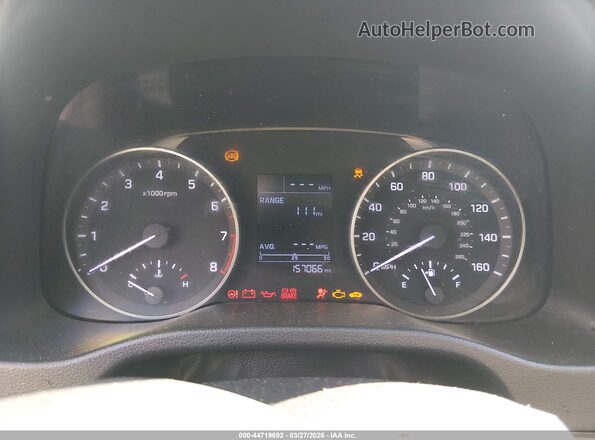 5NPD74LF8HH203351 2017 HYUNDAI ELANTRA Silver უკანა სავარძლების ხედი