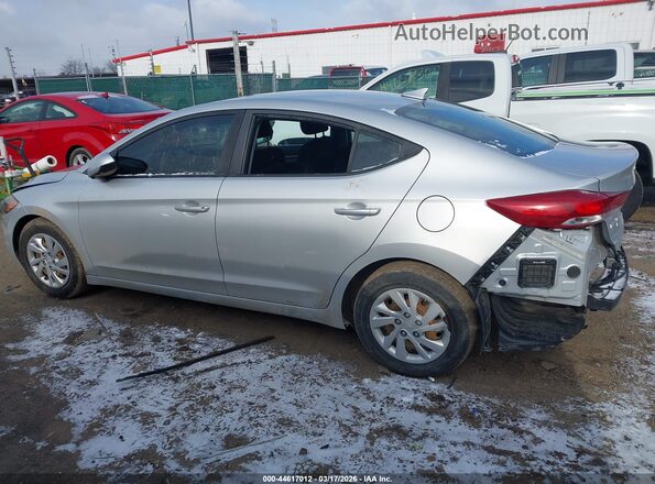 5NPD74LF8JH395697 2018 HYUNDAI ELANTRA Серебряный Панорамный вид салона 360°