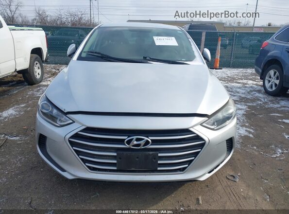 5NPD74LF8JH395697 2018 HYUNDAI ELANTRA Серебряный Вид щитка приборов