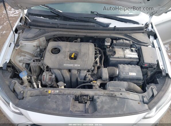 5NPD74LF8JH395697 2018 HYUNDAI ELANTRA Серебряный Вид сзади