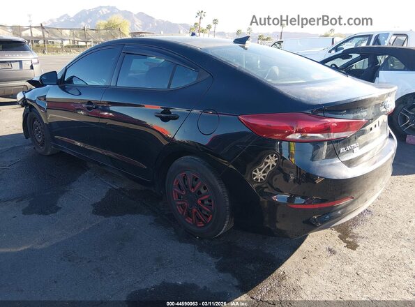 5NPD74LF9HH086332 2017 HYUNDAI ELANTRA Black Rear left