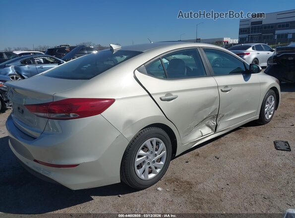 5NPD74LF9HH163376 2017 HYUNDAI ELANTRA Silver უკანა მარჯვენა