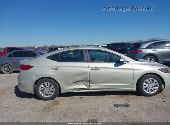 5NPD74LF9HH163376 2017 HYUNDAI ELANTRA Silver უკანა სალონის ხედი