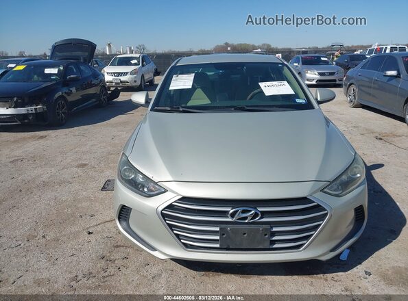 5NPD74LF9HH163376 2017 HYUNDAI ELANTRA Silver ხელსაწყოთა პანელის ხედი