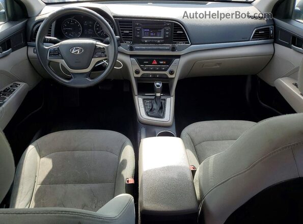 5NPD74LFXHH067031 2017 HYUNDAI ELANTRA Gray Dashboard view