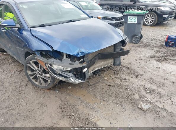 5NPD84LF0HH054401 2017 HYUNDAI ELANTRA Синий Вид спереди